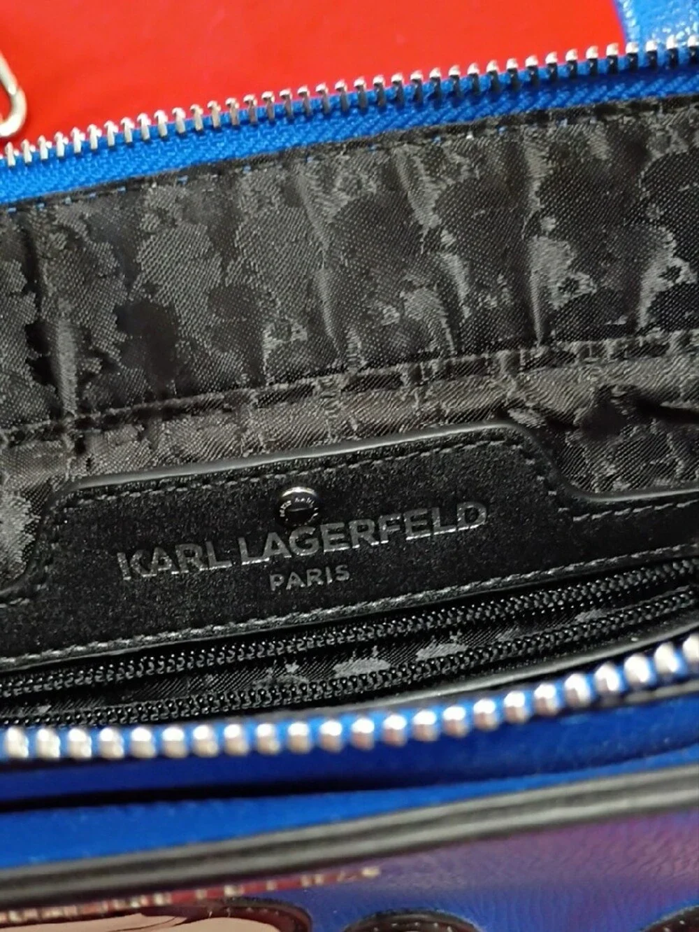 Karl Lagerfeld Black Logo-Accented Interior Tote - Picture 15 of 16
